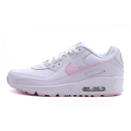 Nike Air Max 90 LTR Παιδικά Sneakers Λευκά, Γκρι, Ροζ