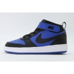 Nike Court Borough Mid 2 Βρεφικά Sneakers Μπλε, Μαύρα, Λευκά