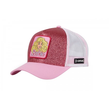 Capslab Barbie Καπέλο Snapback Ροζ, Φούξια, Λευκό, Κίτρινο