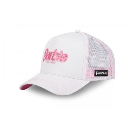 Capslab Barbie Καπέλο Snapback Λευκό, Ροζ