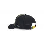 Capslab Mystik Snapback Trucker Καπέλο Χακί, Μαύρο