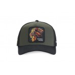 Capslab Mystik Snapback Trucker Καπέλο Χακί, Μαύρο