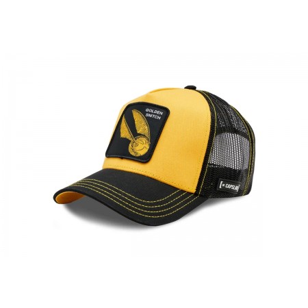 Capslab Golden Snitch Καπέλο Snapback Μαύρο, Κίτρινο