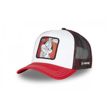 Capslab Bugs Bunny Καπέλο Snapback Κόκκινο, Λευκό, Μαύρο