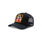 Capslab One Piece Luffy Trucker Καπέλο Snapback Μαύρο, Μπλε