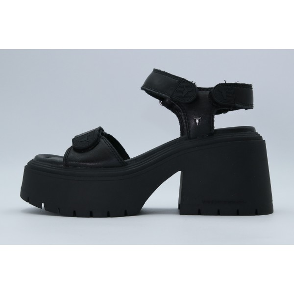 Windsor Smith Confetti Platforms Πέδιλα (CONFETTI BLK LEATHE)