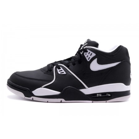 Nike Air Flight 89 Ανδρικά Sneakers Μαύρα, Λευκά