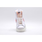 Nike Blazer Mid 77 Unisex Sneakers Λευκά, Κόκκινα, Γκρι