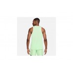 Nike Dri-FIT Rise 365 Ανδρική Αμάνικη Μπλούζα Λαχανί