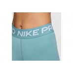 Nike Pro Mid-Rise Γυναικείο Κολάν Γαλάζιο