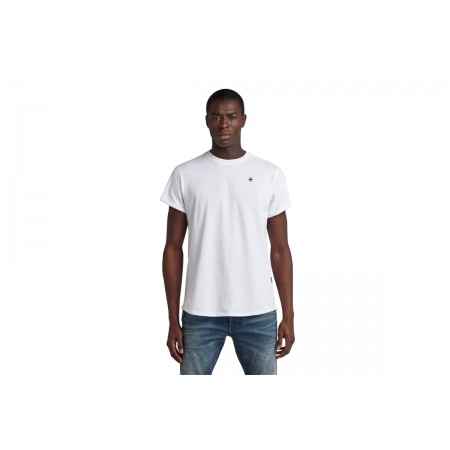 G-Star Lash Ανδρικό Κοντομάνικο T-Shirt Λευκό
