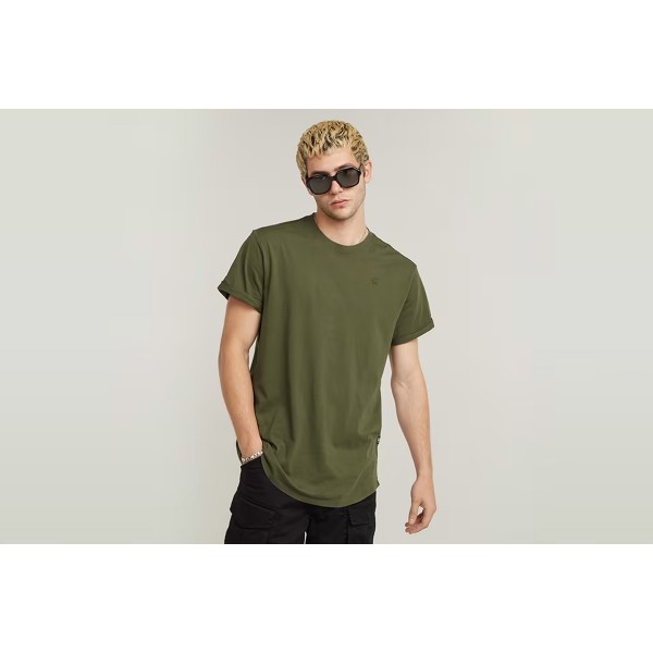 G-Star Lash R T S-S T-Shirt Ανδρικό (D16396-B353-723 COMBAT)