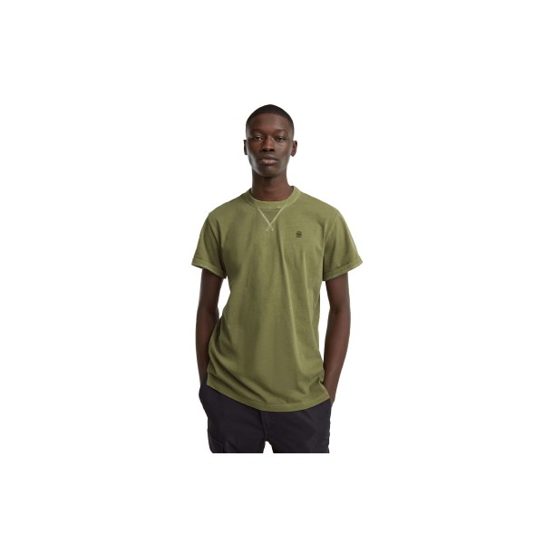 G-Star Nifous R T-Shirt Ανδρικό (D24449-2653-D033 SHADOW OLIVE)