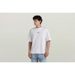 G-Star Center Chest Boxy Rt T-Shirt Ανδρικό (D24780-C336-110 WHITE)