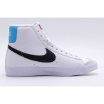 Nike Blazer Mid 77 Παιδικά Sneakers Λευκά, Μαύρα, Γαλάζια