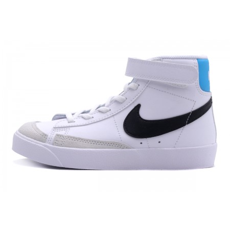 Nike Blazer Mid 77 Παιδικά Sneakers Λευκά, Γκρι, Γαλάζια