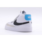 Nike Blazer Mid 77 Βρεφικά Sneakers Λευκά, Μαύρα, Γκρι, Μπλε