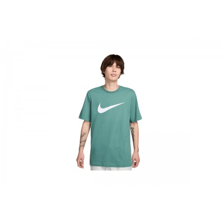 Nike Icon Swoosh Ανδρικό Κοντομάνικο T-Shirt Πράσινο