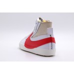 Nike Blazer Mid 77 Jumbo Ανδρικά Sneakers Λευκά, Γκρι, Κόκκινα