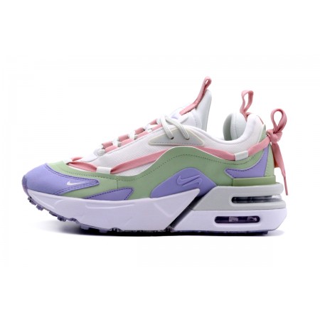 Nike Air Max Furyosa Γυναικεία Sneakers Λευκά, Λαχανί, Μωβ, Ροζ