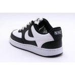 Nike Court Vision Low Next Nature Γυναικεία Sneakers Μαύρα, Λευκά