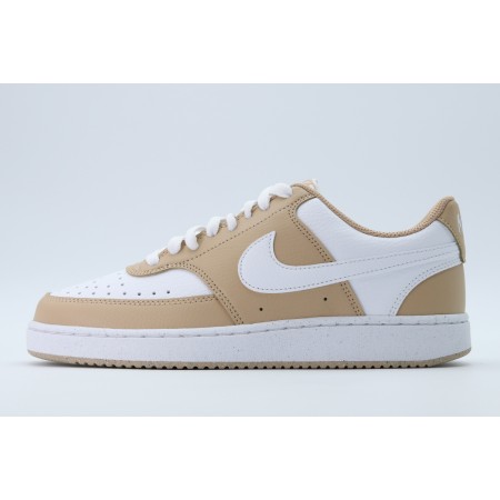 Nike Court Vision Low Next Nature Sneakers Nude, Λευκά