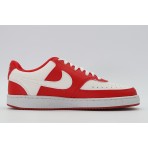 Nike Court Vision Low Next Nature Sneakers Κόκκινα, Εκρού, Λευκά