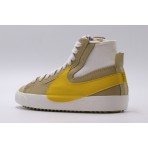 Nike Blazer Mid 77 Jumbo Ανδρικά Sneakers Μπεζ, Κίτρινα, Λευκά