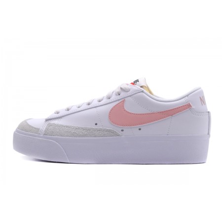 Nike Blazer Low Platform Γυναικεία Sneakers Λευκά, Ροζ