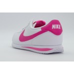 Nike Cortez Sneakers Λευκά, Φούξια