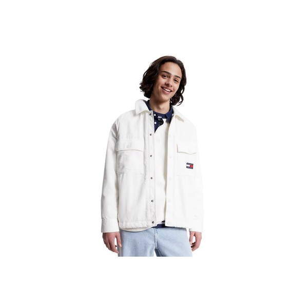 Tommy Jeans Tjm Sherpa Lined Cord Overshirt Πουκάμισο Μακρυμάνικο Ανδρικ (DM0DM17239 YBH)