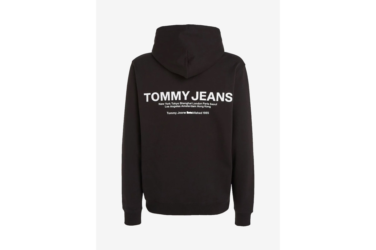 Tommy Jeans Tjm Reg Entry Brands (DM0DM17781 Hall Hoodie Graphic Ανδρικό BDS) of 