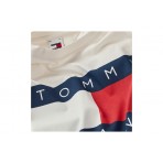 Tommy Jeans Oversized Big Flag Ανδρικό Κοντομάνικο T-Shirt Λευκό