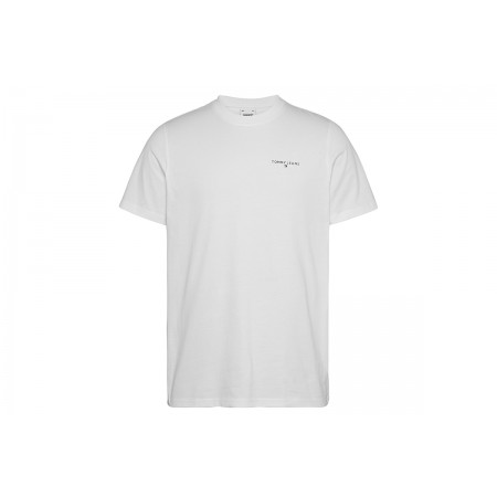 Tommy Jeans Slim Linear Chest Tee Ανδρικό Κοντομάνικο T-Shirt