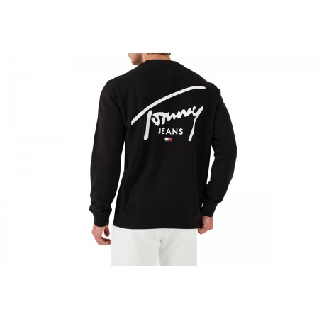 Tommy Jeans Reg Entry Graphic Crew Ext Μπλούζα Με Λαιμόκοψη Ανδρική 