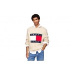 Tommy Jeans Melange Flag Ανδρικό Πουλόβερ