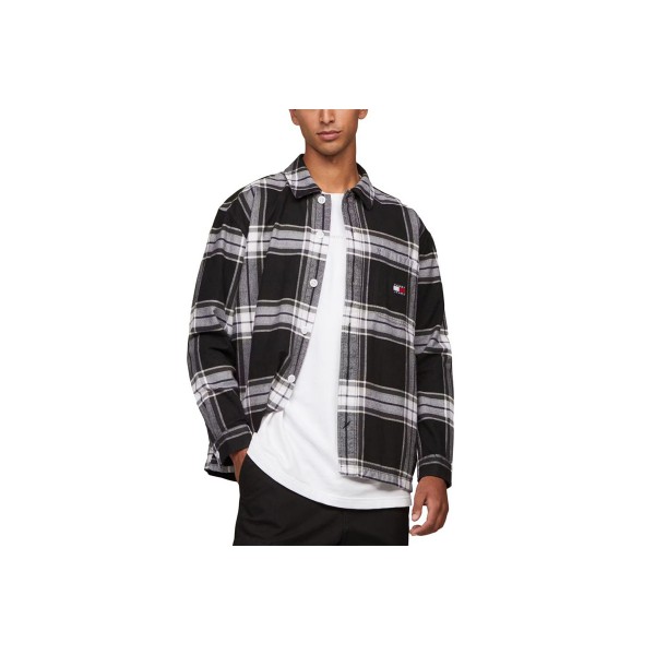 Tommy Jeans Bold Check Overshirt Ext Πουκάμισο Μακρυμάνικο Ανδρικό (DM0DM19518 YBR)