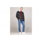 Tommy Jeans Check Sherpa Overshirt Fleece Overshirt Ζακέτα