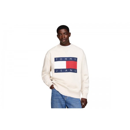 Tommy Jeans Melange Flag Ανδρική Μακρυμάνικη Μπλούζα