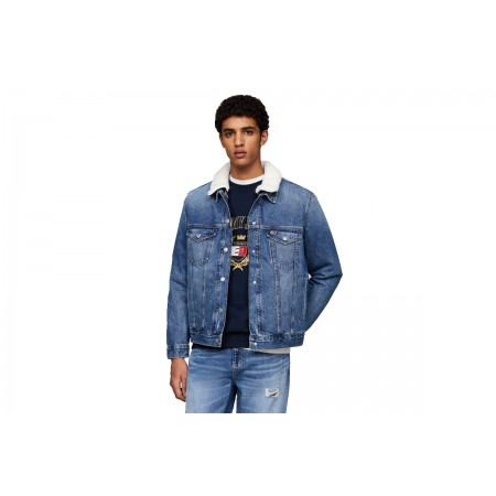 Tommy Jeans Ryan Rglr 3 In 1 Trckr Dh6053 Μπουφάν Τζιν Ανδρικό 