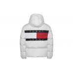 Tommy Jeans Flag Back Alaska Ανδρικό Puffer Μπουφάν με Κουκούλα