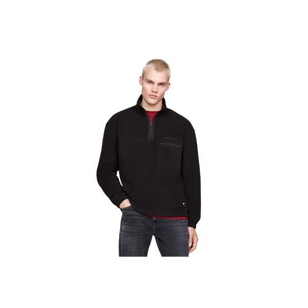 Tommy Jeans Rlx Sclassic 1-4 Zip Fleece Μπλούζα Με Φερμουάρ Ανδρική (DM0DM20506 BDS)