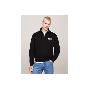 Tommy Jeans Reg Entry Half Zip Μπλούζα Με Φερμουάρ Ανδρική (DM0DM20592 BDS)