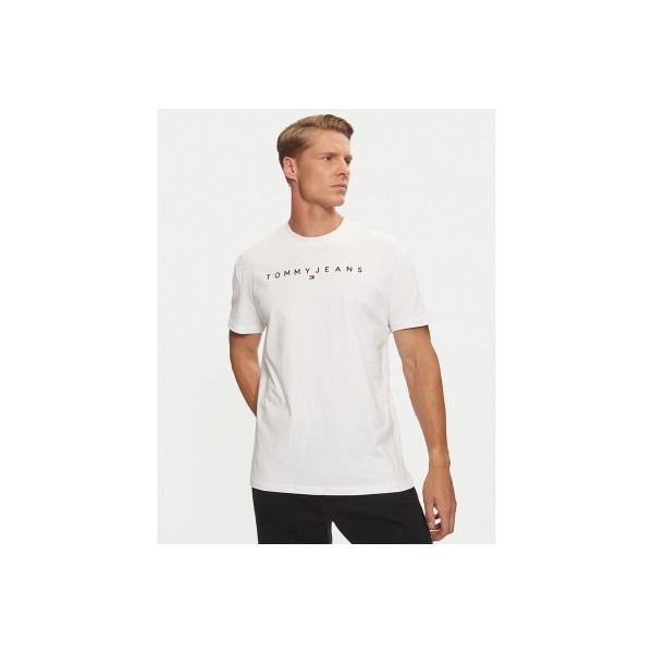 Tommy Jeans Reg Linear Logo Ext T-Shirt Ανδρικό (DM0DM20744 YBR)