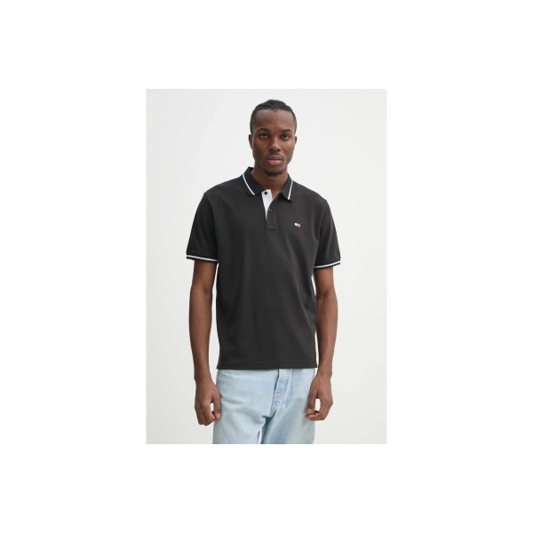 Tommy Jeans Reg Tipped Polo Ανδρικό (DM0DM20745 C1G)