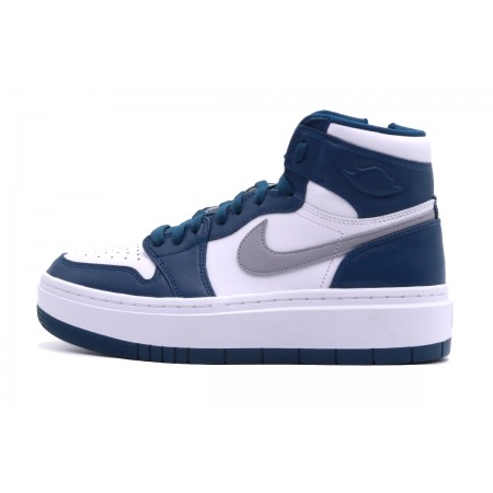 Jordan Air 1 Elevate High Sneakers Μπλε Σκούρα, Λευκά, Γκρι