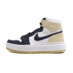 Jordan Air 1 Elevate High Team Gold Παπούτσια Μαύρα, Λευκά, Μπεζ