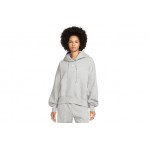 Nike Sportswear Phoenix Fleece Γυναικείο Φούτερ με Κουκούλα Γκρι