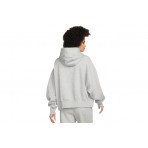 Nike Sportswear Phoenix Fleece Γυναικείο Φούτερ με Κουκούλα Γκρι