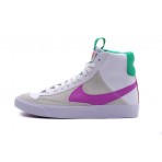 Nike Blazer Mid 77 Παιδικά Sneakers Λευκά, Μπεζ, Πράσινα, Μωβ